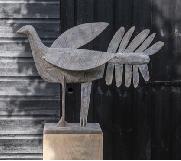 standing man - bronze